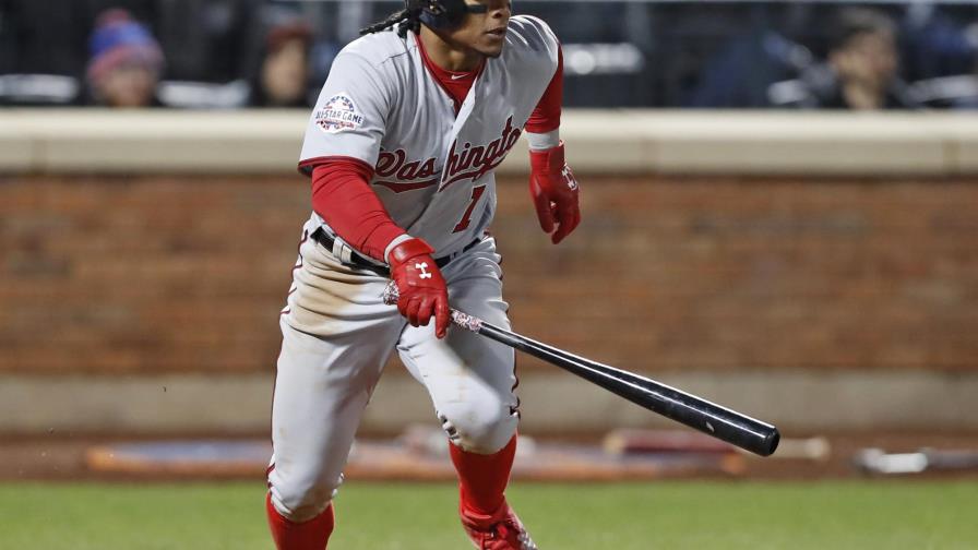 VÍDEO: Harper llegó a 8 jonrones, uno logrado con el bate roto