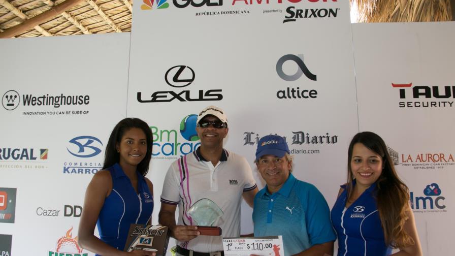 Marcos Malespín y Sandy Félix ganan parada de golf Channel RD