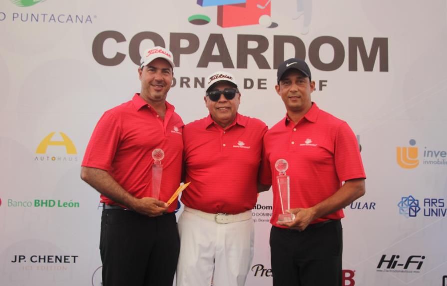Marcel Olivares y César Rodríguez campeones de primer torneo de golf Copardom 