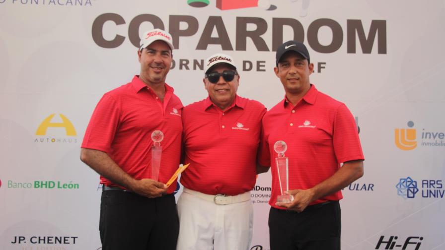 Marcel Olivares y César Rodríguez campeones de primer torneo de golf Copardom 