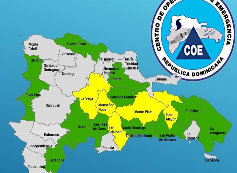 El COE amplía a 17 las provincias en alerta por vaguada 