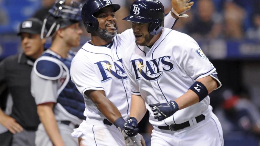 Con dos jonrones de Cron,  Rays aplastan a Mellizos