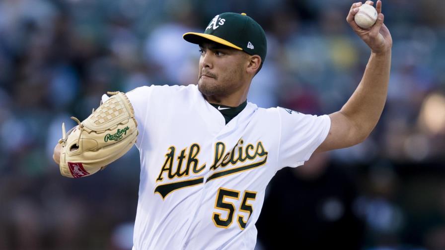 Manaea lanza juego sin hit; Atléticos vencen a Medias Rojas Manaea lanza juego sin hit; Atléticos vencen a Medias Rojas