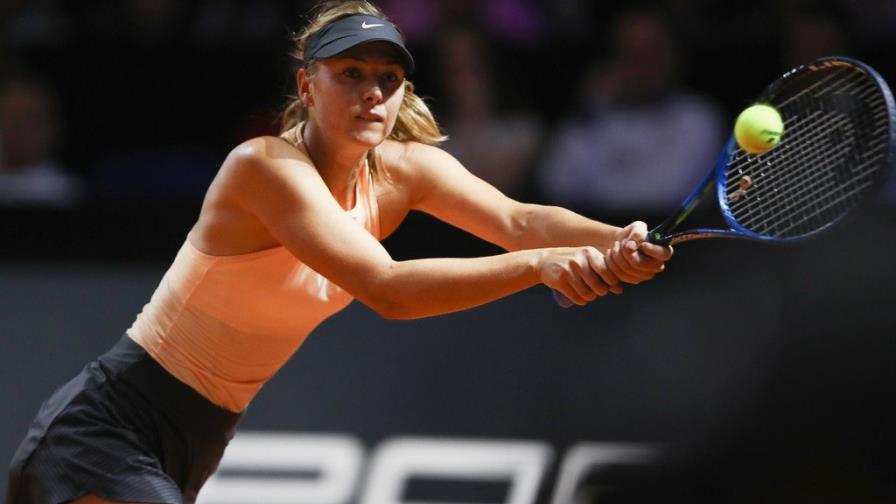 VIDEO: María Sharapova pierde con Caroline García en primera ronda de Stuttgart