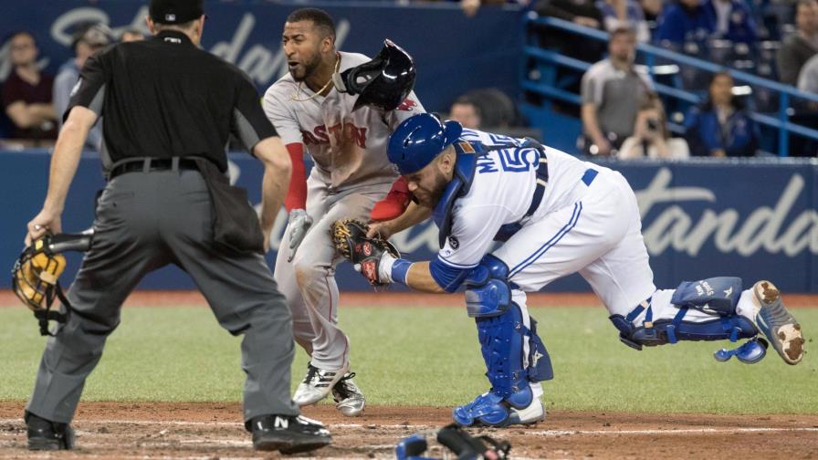 Hanley Ramírez, de 5-3, pero Boston fue dejado en el terreno por Toronto
