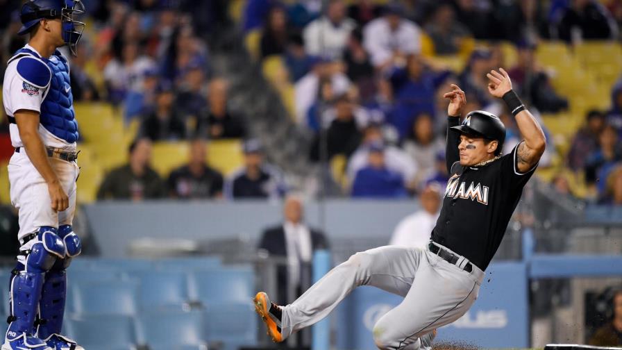 Marlins superan a Dodgers con remolcador de Maybin en 9no Marlins superan a Dodgers con remolcador de Maybin en 9no