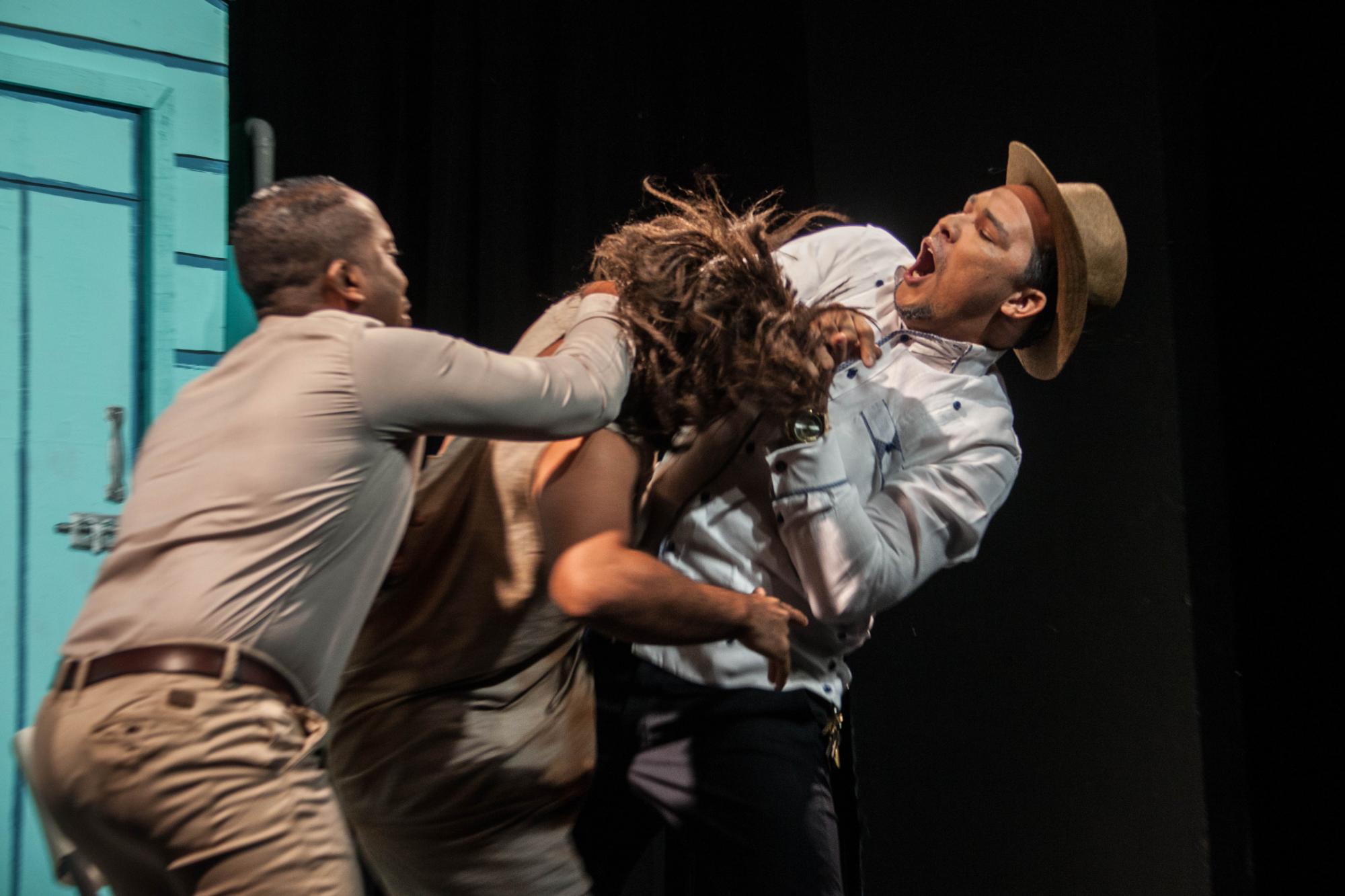 Yino Martínez, Iván Mejía y Wirson Ureña.