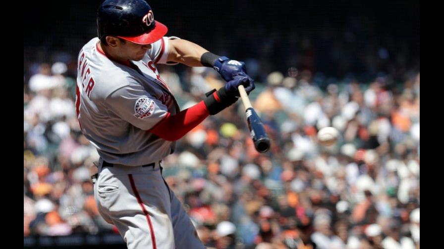 Trae Turner dispara cinco hits a paliza de Nacionales sobre Gigantes