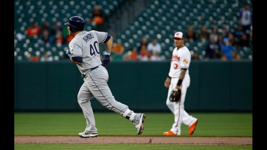 Rays vencen a Orioles, con cuadrangular de Wilson  Ramos