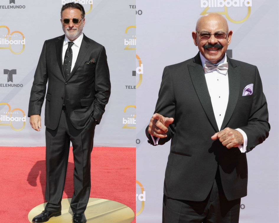 Andy García y Oscar de León.