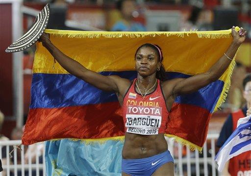 Caterine Ibargüen regresa a la competencia con oro en Grand Prix de Medellín 