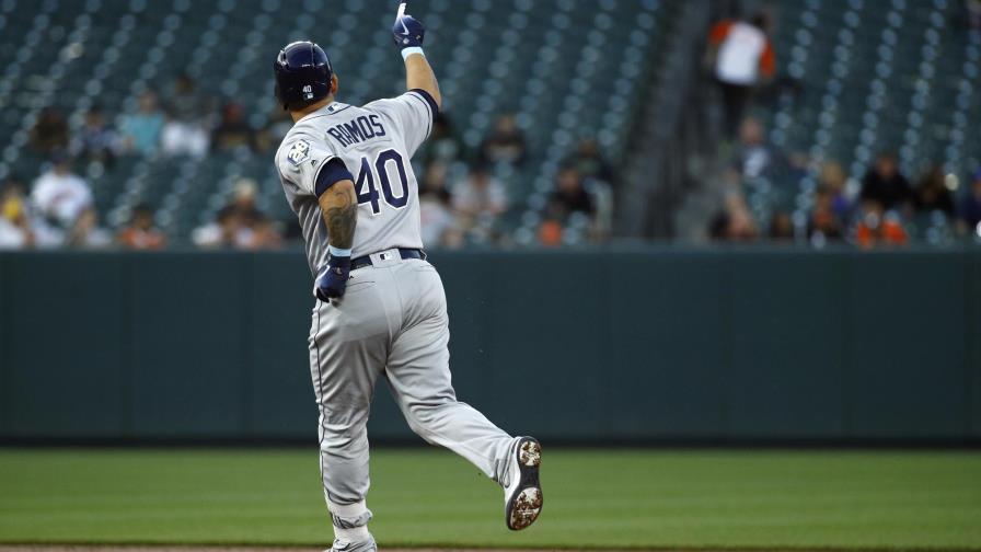 Con jonrón de Ramos, Rays llegan a 8va victoria consecutiva Con jonrón de Ramos, Rays llegan a 8va victoria consecutiva