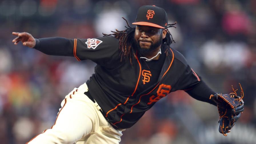 Jackson y Cueto ayudan a Gigantes a dividir doble cartelera