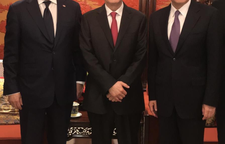 Canciller Miguel Vargas se reúne con vicepresidente de República Popular China