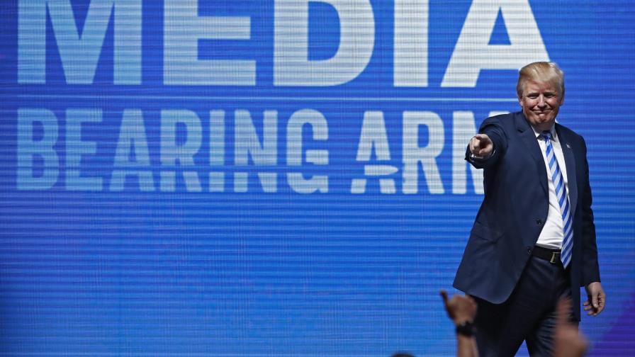 Trump: “La Segunda Enmienda nunca estará bajo asedio mientras sea presidente”