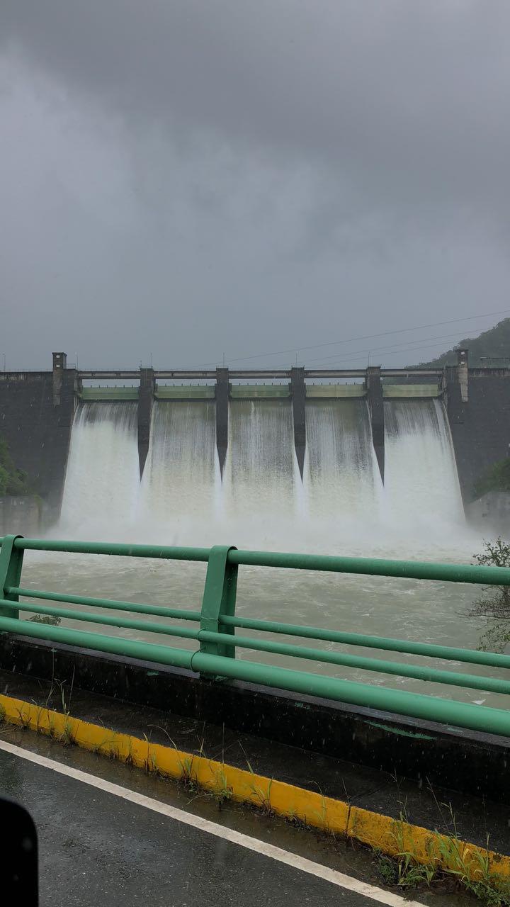 Desfogan presa de Valdesia por la gran cantidad de lluvias en la cuenca del río Nizao  