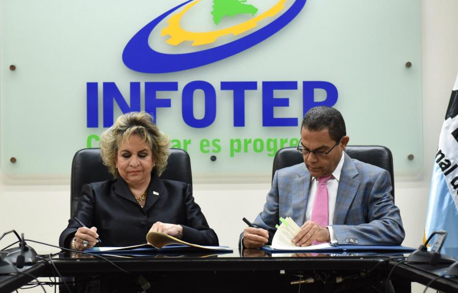 INFOTEP y ONE firman acuerdo que facilitará  capacitación de más personas