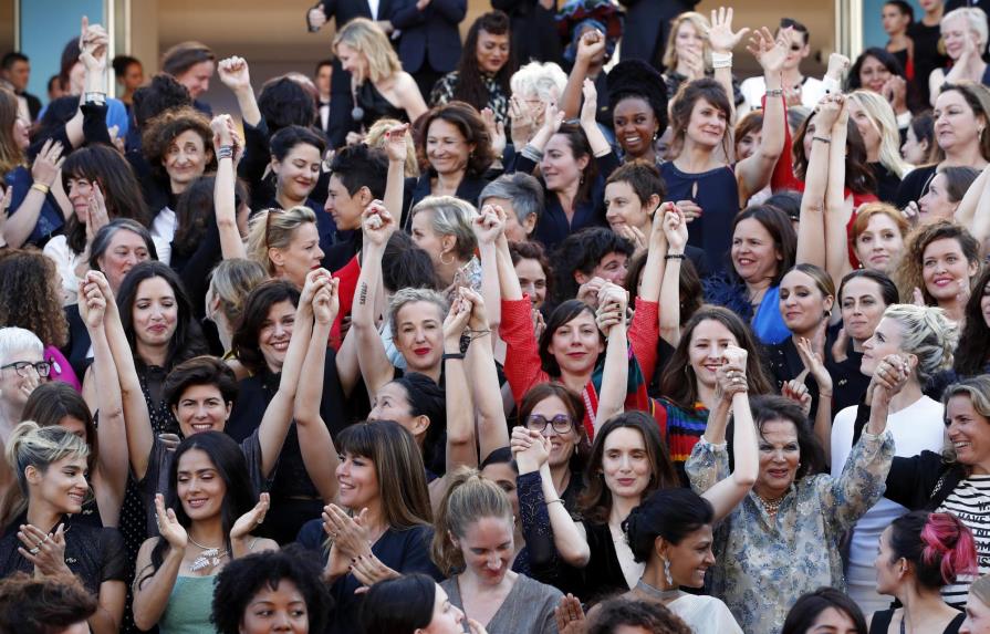 82 mujeres del cine marchan en el Festival de Cannes 2018