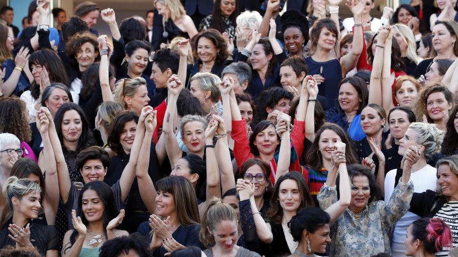 82 mujeres del cine marchan en el Festival de Cannes 2018 82 mujeres del cine marchan en el Festival de Cannes 2018