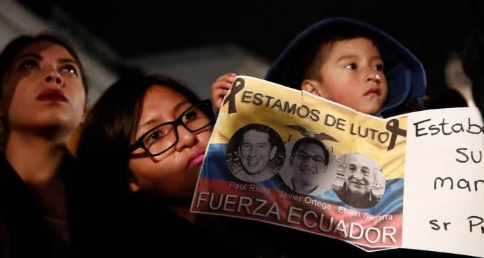 Gobierno de Ecuador entrega información desclasificada de asesinato periodistas