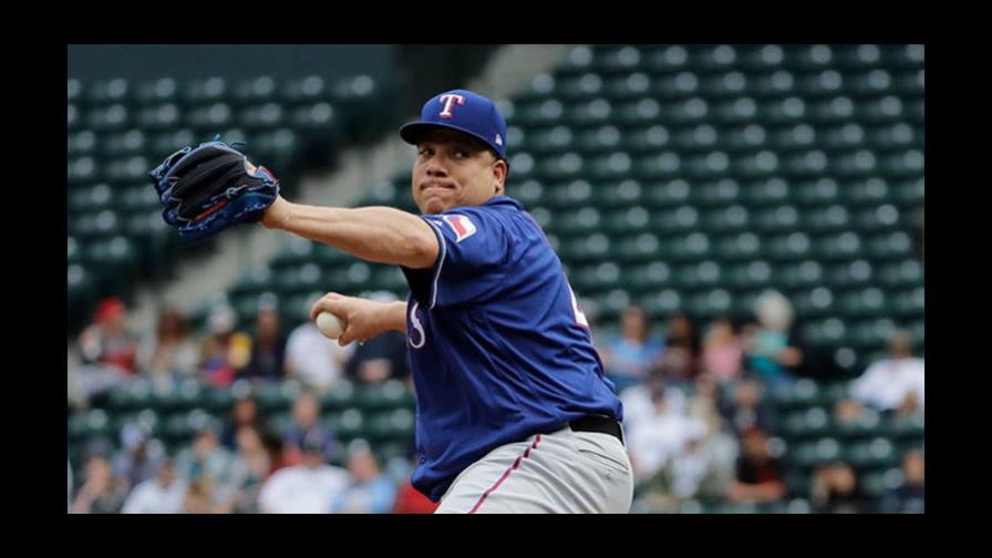 Bartolo Colón ríe y gana; Rangers doblegan a Marineros Bartolo Colón ríe y gana; Rangers doblegan a Marineros