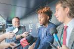 Ronald Acuña Jr. contento con su recuperación y su nuevo rol Ronald Acuña Jr. contento con su recuperación y su nuevo rol