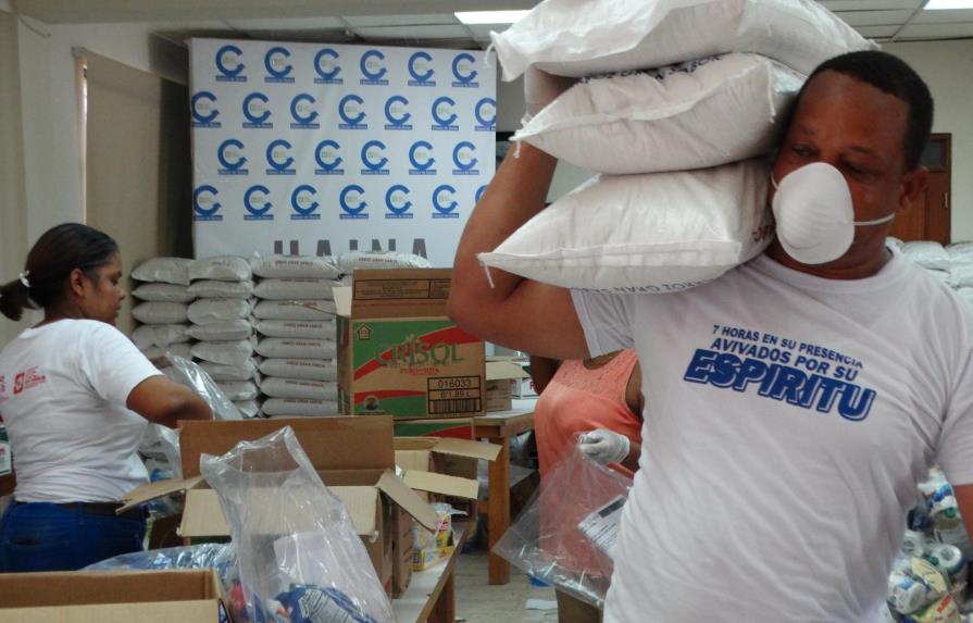 Industrias de Haina donan 14 toneladas de alimentos a familias de ese municipio