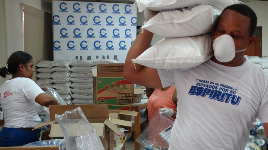 Industrias de Haina donan catorce toneladas de alimentos a comunidades
