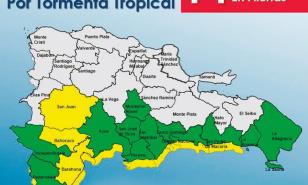 Por efectos tormenta Elsa ponen en alerta 15 provincias y el DN