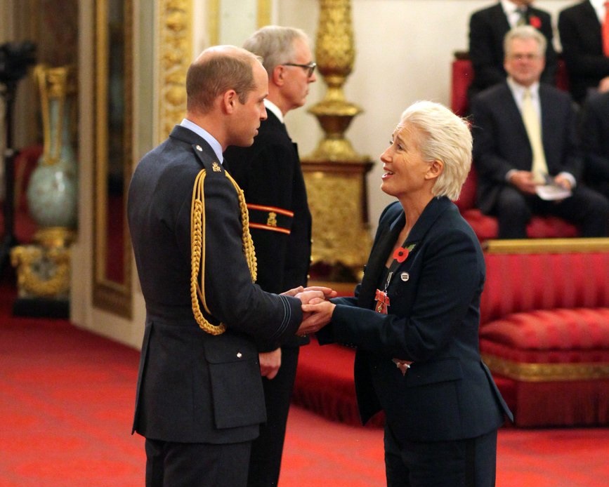 La actriz británica ha sido nombrada por el Duque de Cambridge