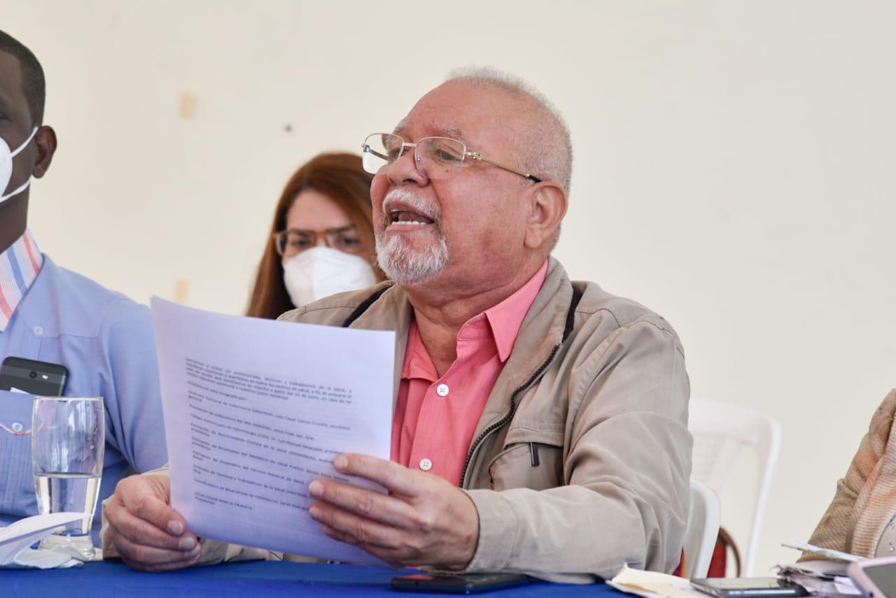 Fedosalud advierte que otorgará un plazo de 14 días para que las autoridades  cumplan con sus demandas (Massiel Beco) 