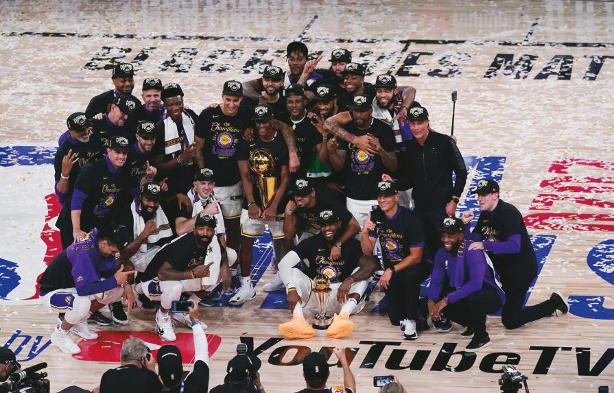 Los Lakers    se coronan al vencer al Heat