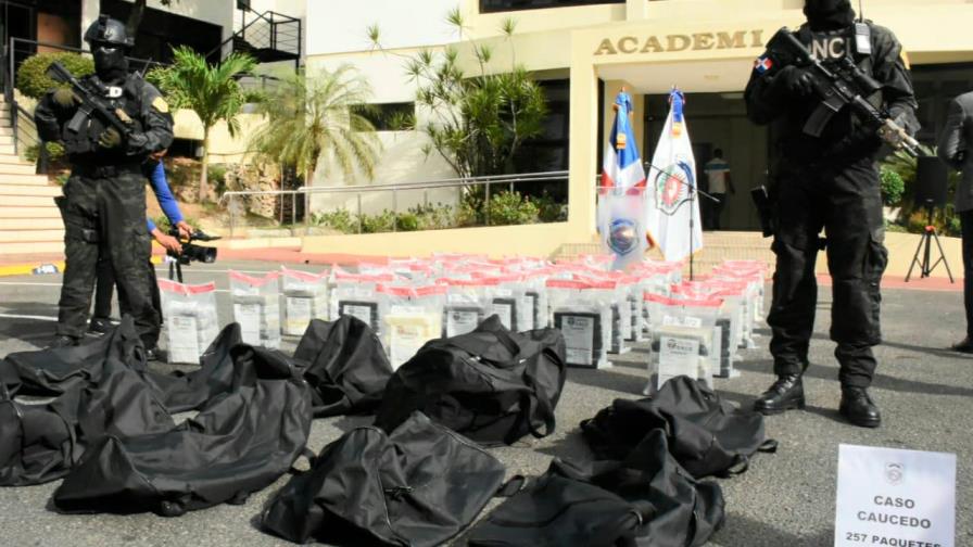Incautan 257 paquetes de  presunta cocaína en Puerto Caucedo