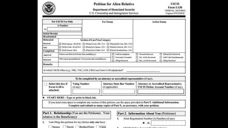 Nuevas políticas para cambios de status a F1 visa de estudiante
Nueva extensión de parte de USCIS
Nueva petición después de petición negada
