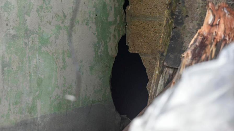 Cuartel de la Policía de donde se fugaron 24 detenidos es una escuela abandonada Cuartel de la Policía de donde se fugaron 24 detenidos es una escuela abandonada
