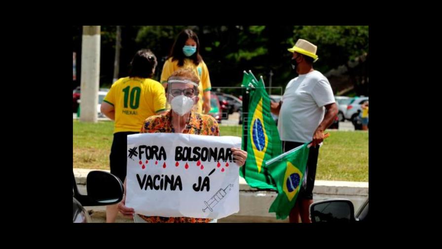 Grupos de derecha también piden destitución de Bolsonaro en las calles