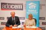 ADOCEM y Hábitat renuevan acuerdo para desarrollar capacidades de construcción en  familias bajos ingresos