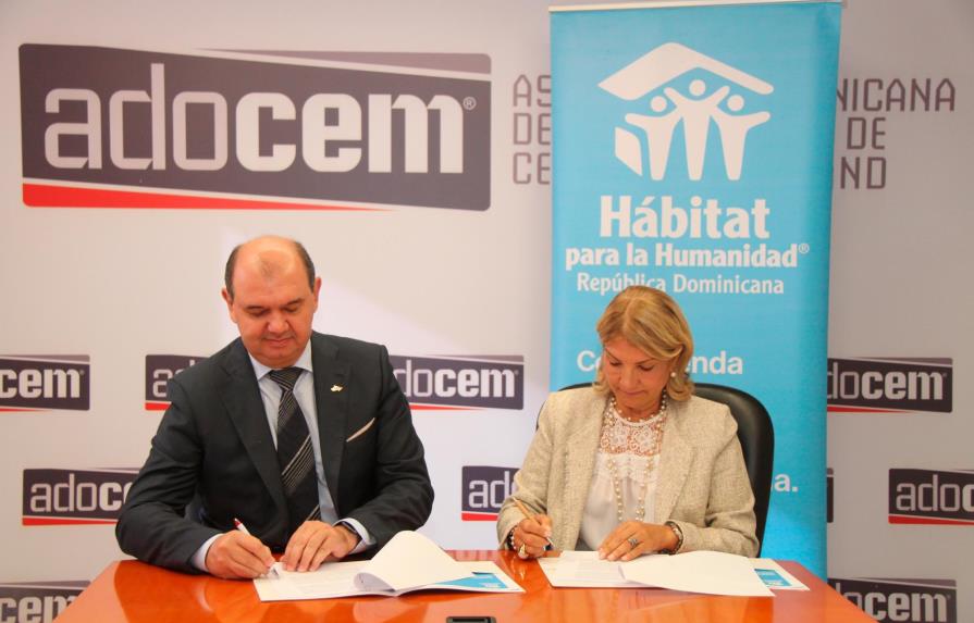 ADOCEM y Hábitat renuevan acuerdo para desarrollar capacidades de construcción en  familias bajos ingresos