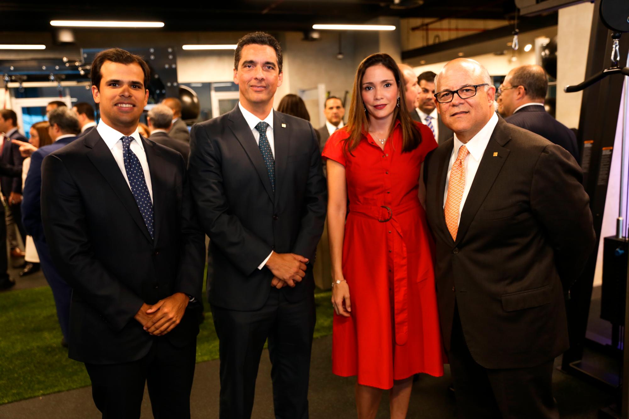 Christopher Paniagua Bisonó, Francisco Ramírez, Johanna Rodríguez de Grullón y Eduardo Grullón.