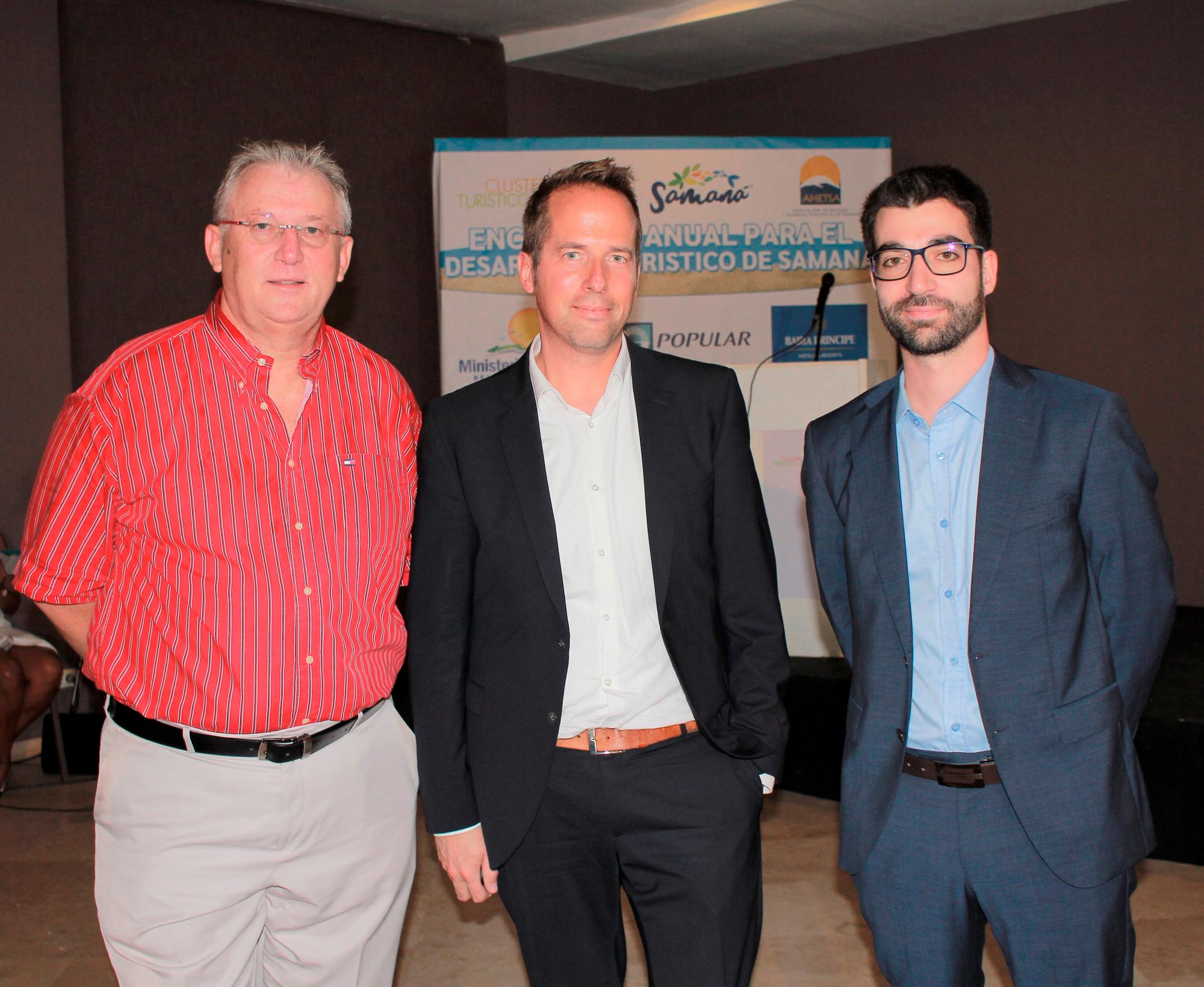 Rolf Eckstein, Jan Frankenberg y Frédéric Andrieu.