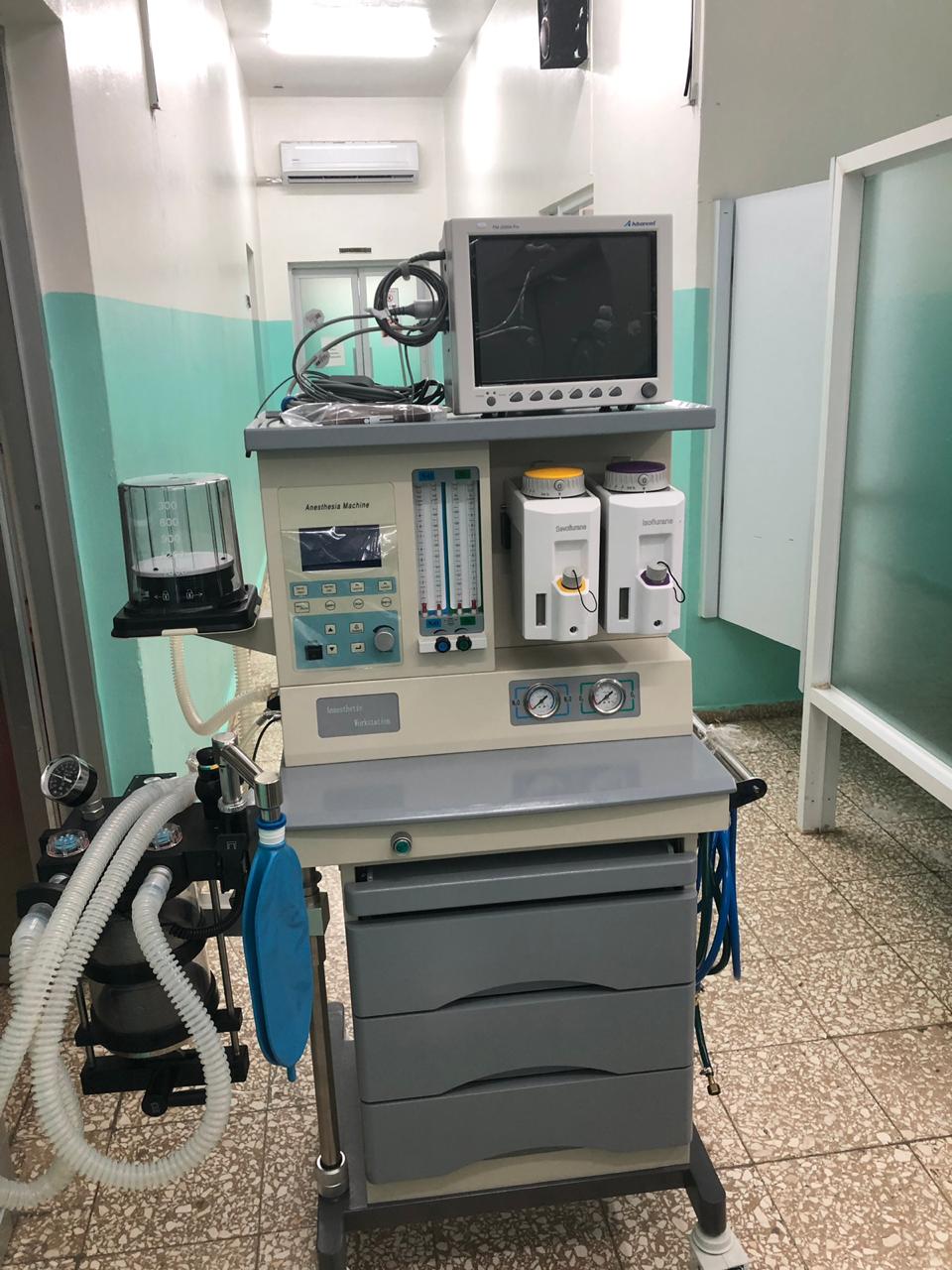 Parte de los equipos comprados por el Servicio Nacional de Salud.