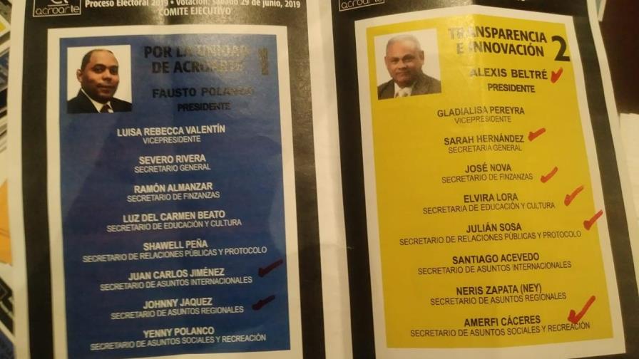 Alexis Beltré explica por qué voto anulado en elecciones de Acroarte debe sumarse a su favor