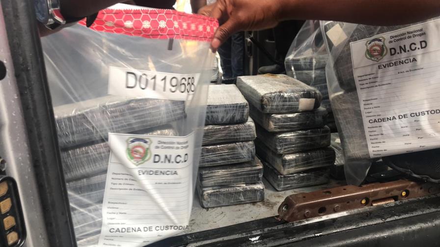 DNCD ocupa 91 kilos de cocaína en provincia Duarte 