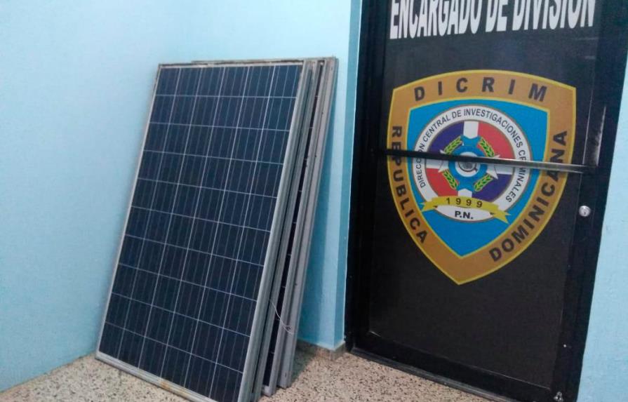 Se roban los panales solares de centro educativo de La Vega