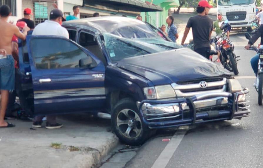 Obrero de Alcaldía de Santiago murió aplastado por camioneta 