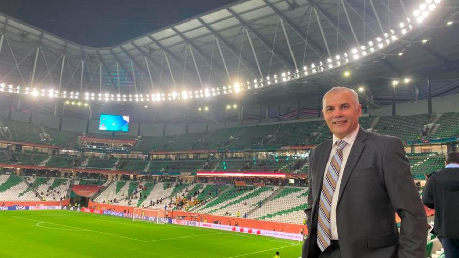 Rubén García asistió como invitado a las actividades del Mundial de Clubes Catar 2021