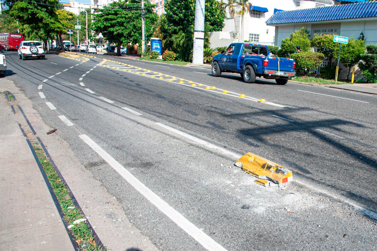 Las avenidas Bolívar, Lincoln y otras tienen la ciclovía debidamente señalizadas.