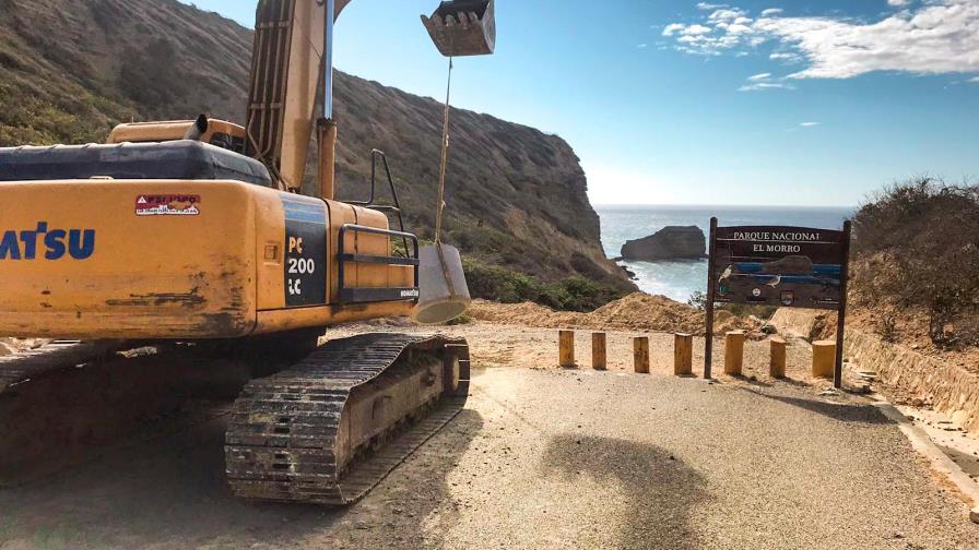 Medio Ambiente dice excavaciones en el Morro de Montecristi son para la “mejora” del lugar