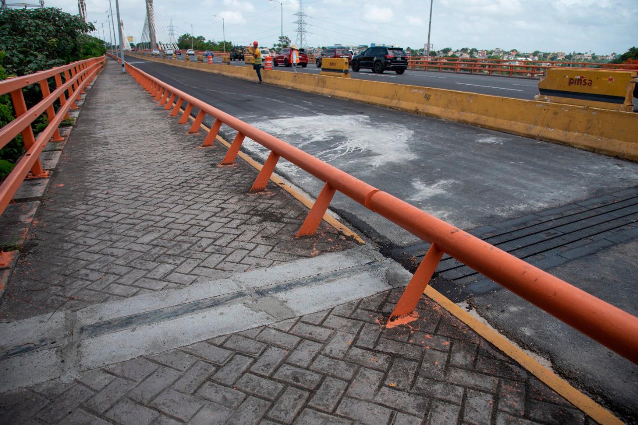 Parte de las juntas peatonales fueron sustituidas.
