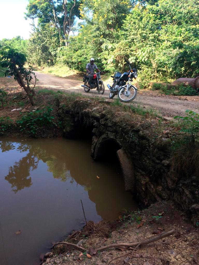El puente construido en la época de Trujillo.